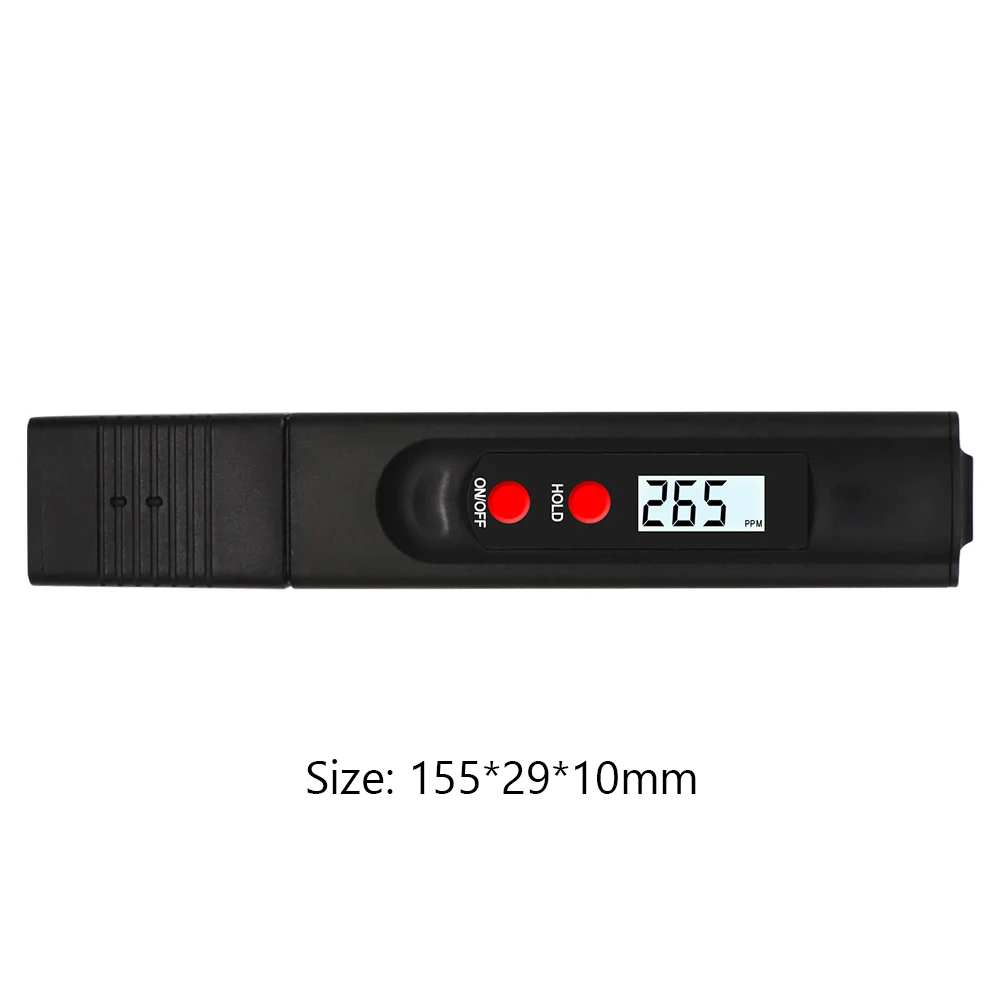 

High Precision Water Hardness Instrument EC TDS Tester PH Meter Aquarium Pool Water Quality Purity Testing Pen no battery