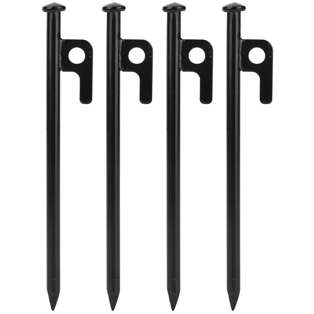 

Steel 20cm/30cm 4PCS Outdoor Travel Camping Beach Tent Pegs Pin Stakes Ground Nail Camping Tent Peg