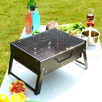 50hotbarbecue grill with airway vent heat resistant iron detachable camp stove for outdoor