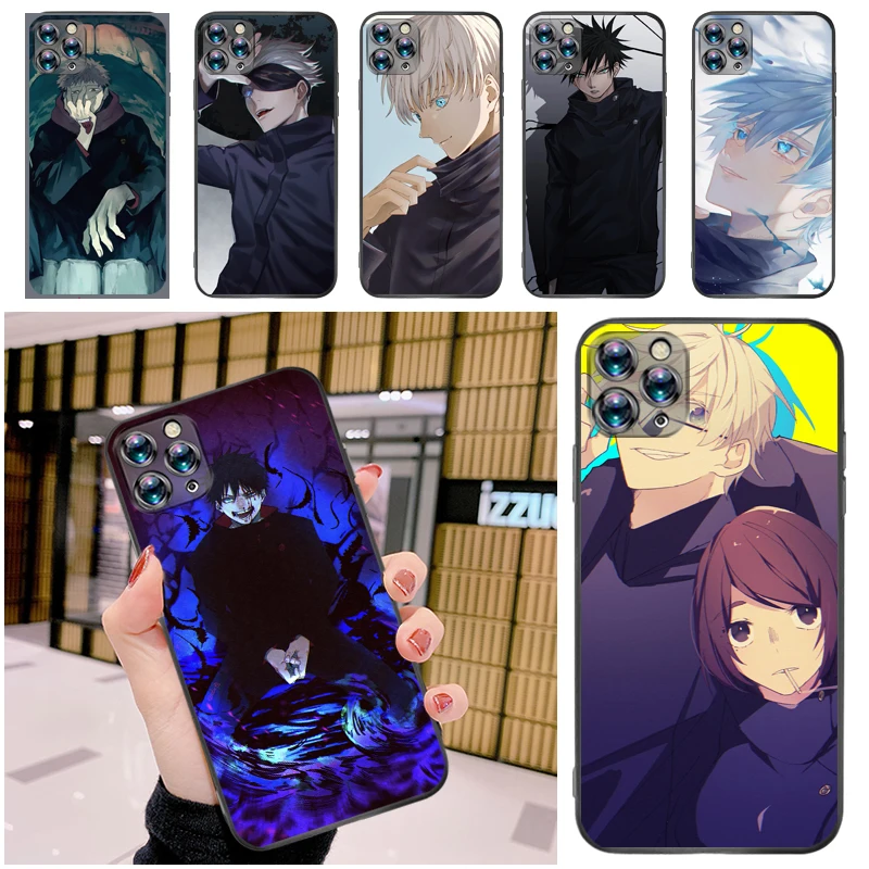 

Jujutsu Kaisen Yuji Itadori Fushiguro Megumi Sukuna Satoru Gojo Phone Case For iPhone 12 Pro MAX Mini SE 2020 Funda Carcasa