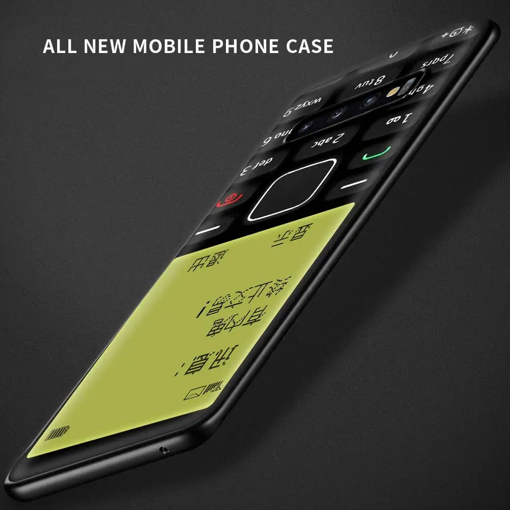 

Soft Case for Samsung Galaxy Note 20 Ultra 5G 8 9 10 Note 10 Plus Lite Phone Shockproof Shell Coque Display Retro Gameboy