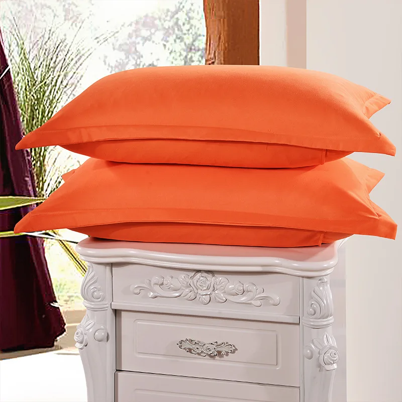 

1 Piece of Pure Color 48x74cm Pillowcase Simple Style Knitted Pillowcase Polyester Pillowcase for Bedroom Use Fall Decorations