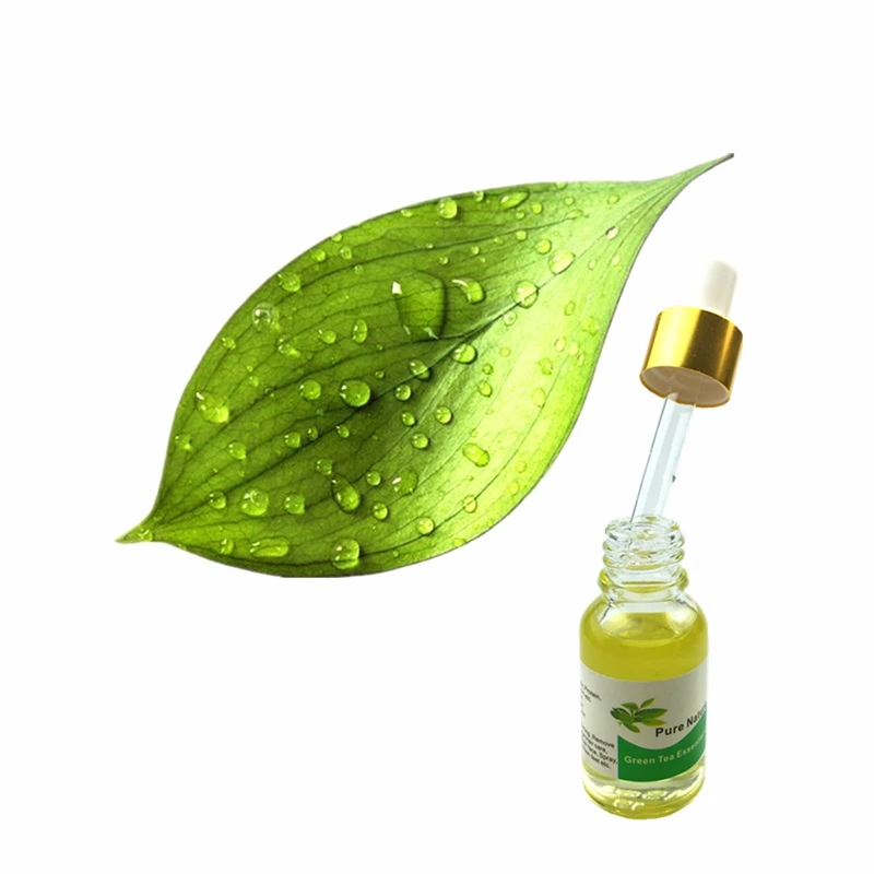 

New 10ml Natural Green tea Essential oil Anti Cellulite Slimming Body Creams Green tea Essence Full-body Fat Burning Weight Lose