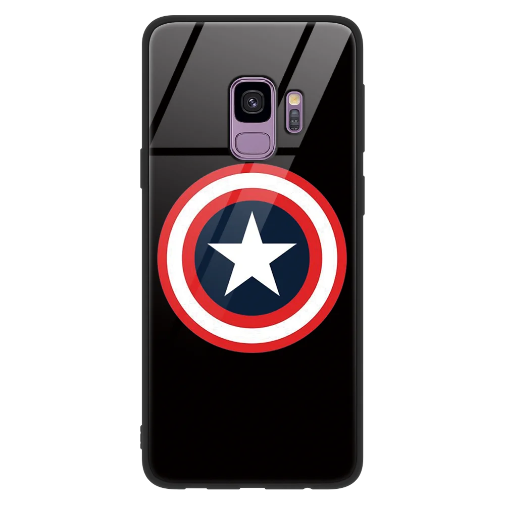 3quanmdz С принтами "Marvel", "Мстители", Стекло чехол для samsung Galaxy A50 A70 A40 A30 A9 J5 J7 J4 J6 A6 A7 A8 S8 S9 S10 плюс S10e Примечание 10 Pro 8 9 чехлы - Цвет: 3quanmdz