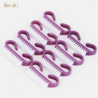 100pcslot acrylic gel brush soft remover dust nail brushes diy professional manicure pedicure handheld clean brush tools