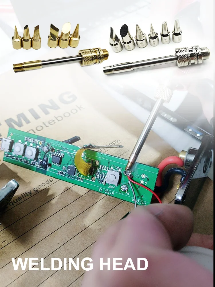 

Soldering Iron Tip 510 Rechargeable High-power DIY Six-in-one Interchangeable Tip And Inner Heat Type Soldering Iron Tip