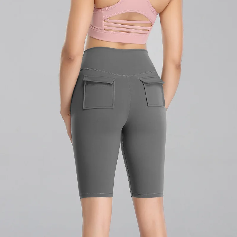 

Plus Size Pockets Leggings Women Fitness Gym Legging Seamles Leggins Push Up Femme Running Elastic Pants Workout Slim 3XL