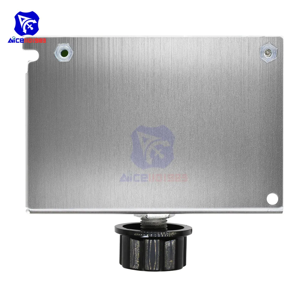 Diymore 4000 Вт AC 220 В SCR регулятор напряжения диммер регулятор скорости двигателя Модуль регулируемый потенциометр с Алюминиевый Чехол