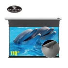 110 дюймовый потолочный проектор VIVIDSTORM Slimline CLR, экран с Amebient светильник, отклонение 0,8 коэффициента усиления для длинного проектора
