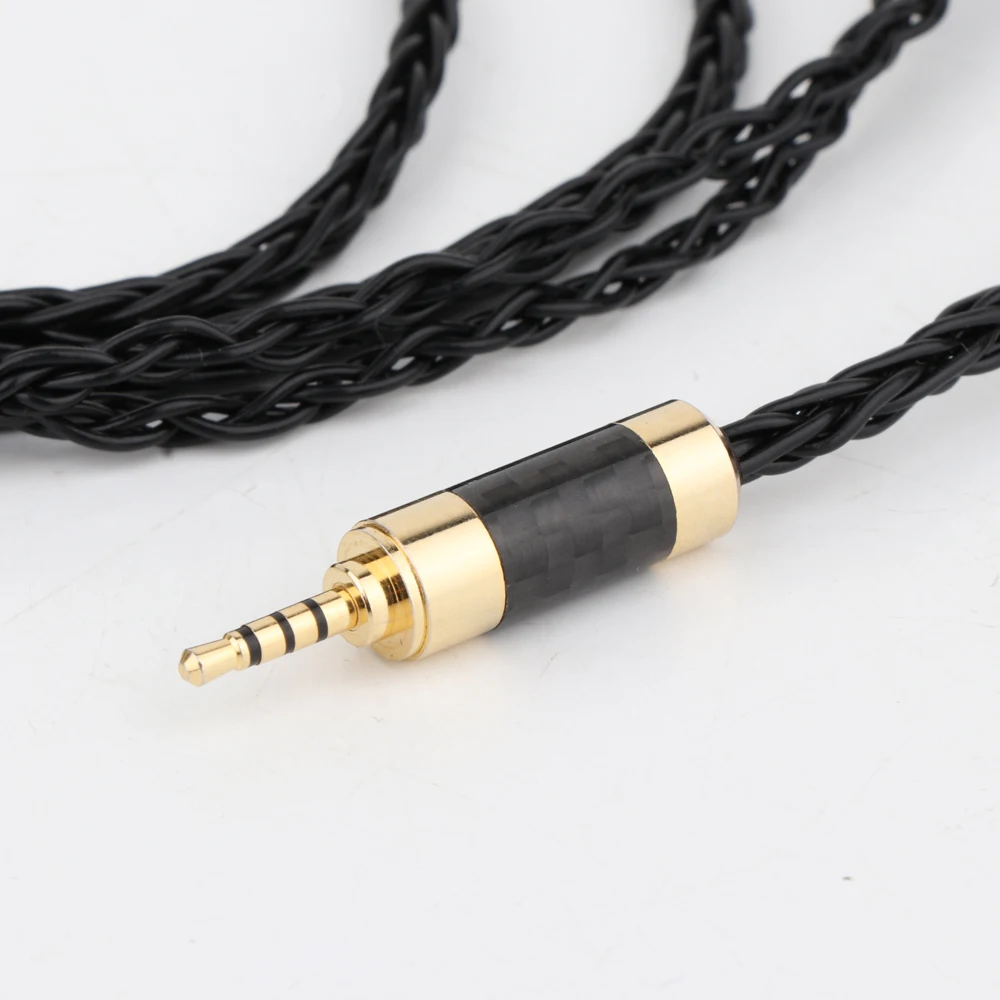 preffair 3 5mm 2 5mm xlr 4 4mm 8 core silver plated occ earphone cable for etymotic er4 xr sr er4sr er4xr er3sr er3se free global shipping