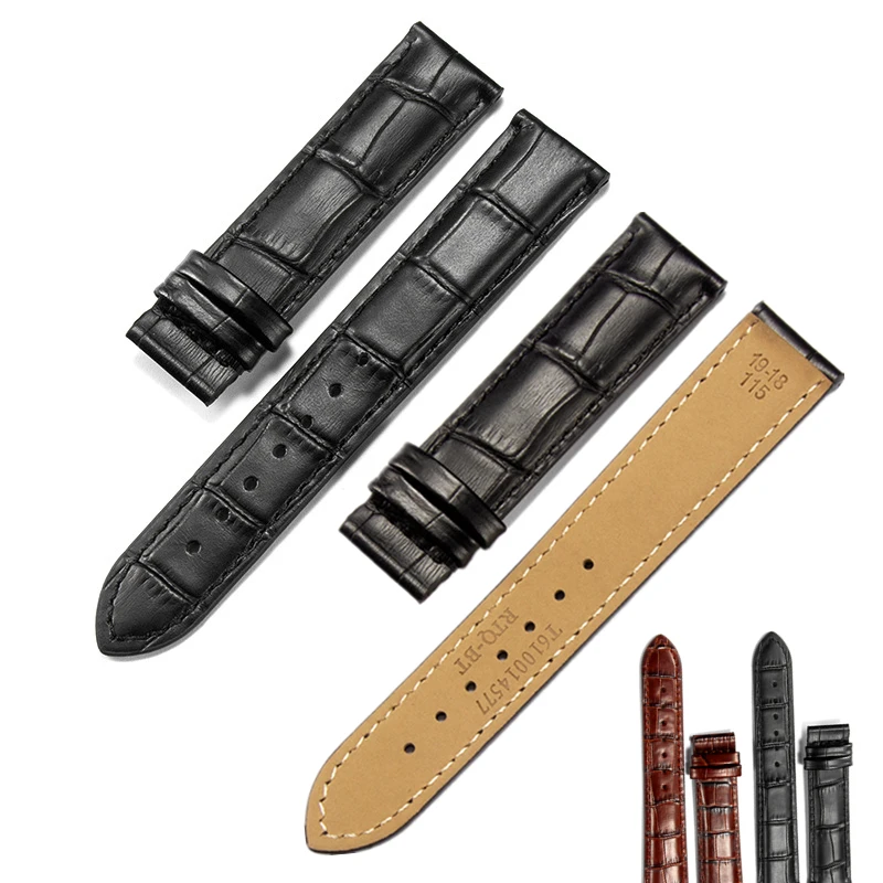

Genuine Calf Leather Watchband 19mm 20mm 21mm 22mm Watch Band Strap for Tissot Seiko Watch wristband Strap Wrist Bracelet