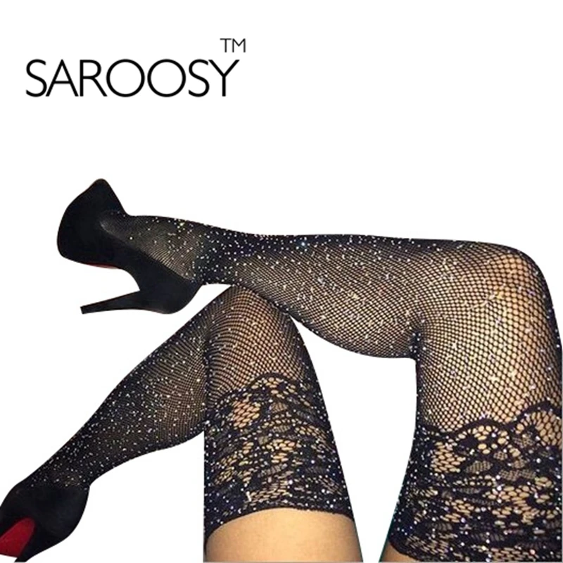SAROOSY 2020 новые пикантные блестящими бриллиантами ажурные колготки для женщин