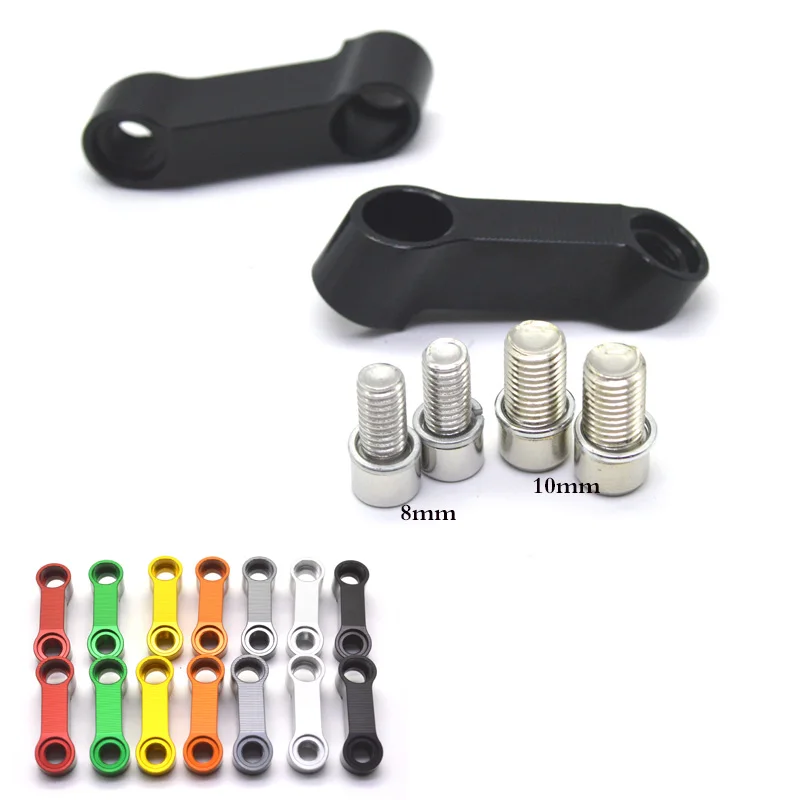 

Suitable for Suzuki GSR400 GSR600 GSR750 GSF650 Motorcycle CNC Aluminum Rearview Mirror Bracket Elevator Extension Bracket