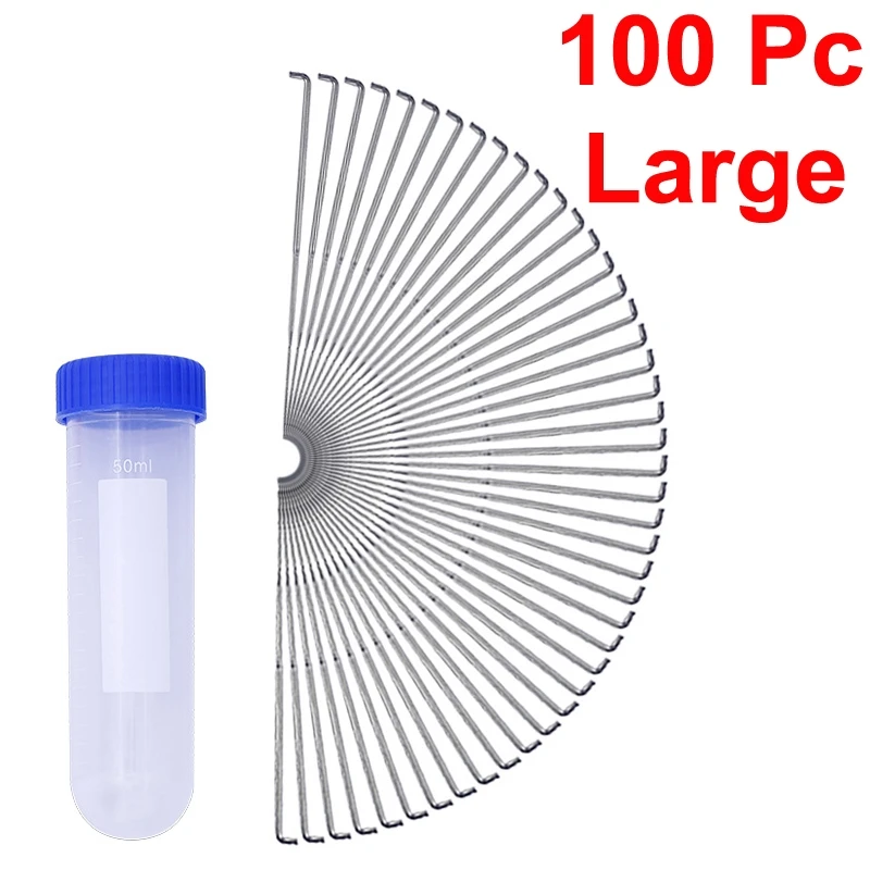 

100 Pieces Needle Felting Needles for Needle Felting Kit Sharp and Fast to Felt in Plastic Tube - 9cm