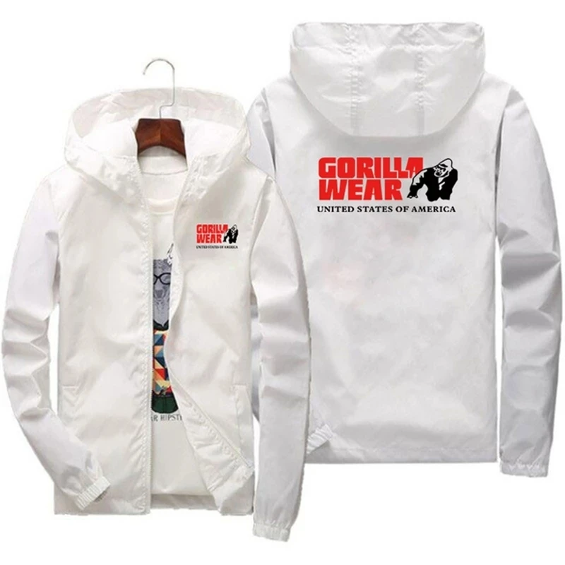 

2021Spring And Autumn New Jacket Men's Casual Running Sports Thin Jacket Men's Fashion Street Hip-Hop Windbreaker Jacket