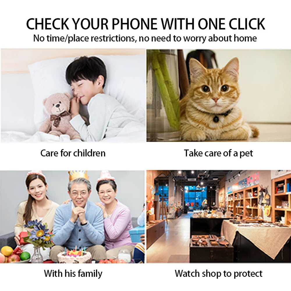 

Wireless Camera 1080P Wifi Movetion Detection Infrared Smart Robot Camera 360 Rotating Cloud Service Home Security Webcam