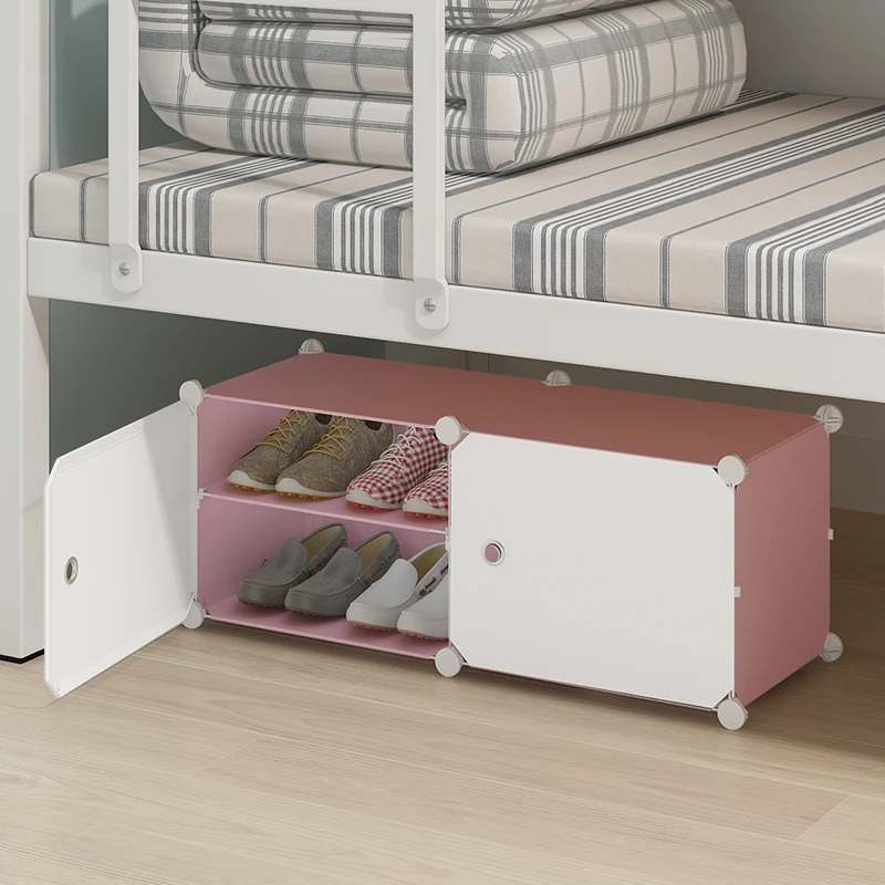 

Assembled mini small shoe rack storage artifact multi-layer simple bedroom bed dustproof shoe cabinet WF821320