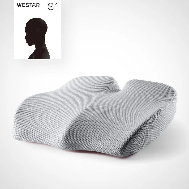 

Cushion Office Long-Sitting Artifact Four Seasons Universal Waist Support Memory Foam Hip Chair Cushion Butt Seat Cushions Fart