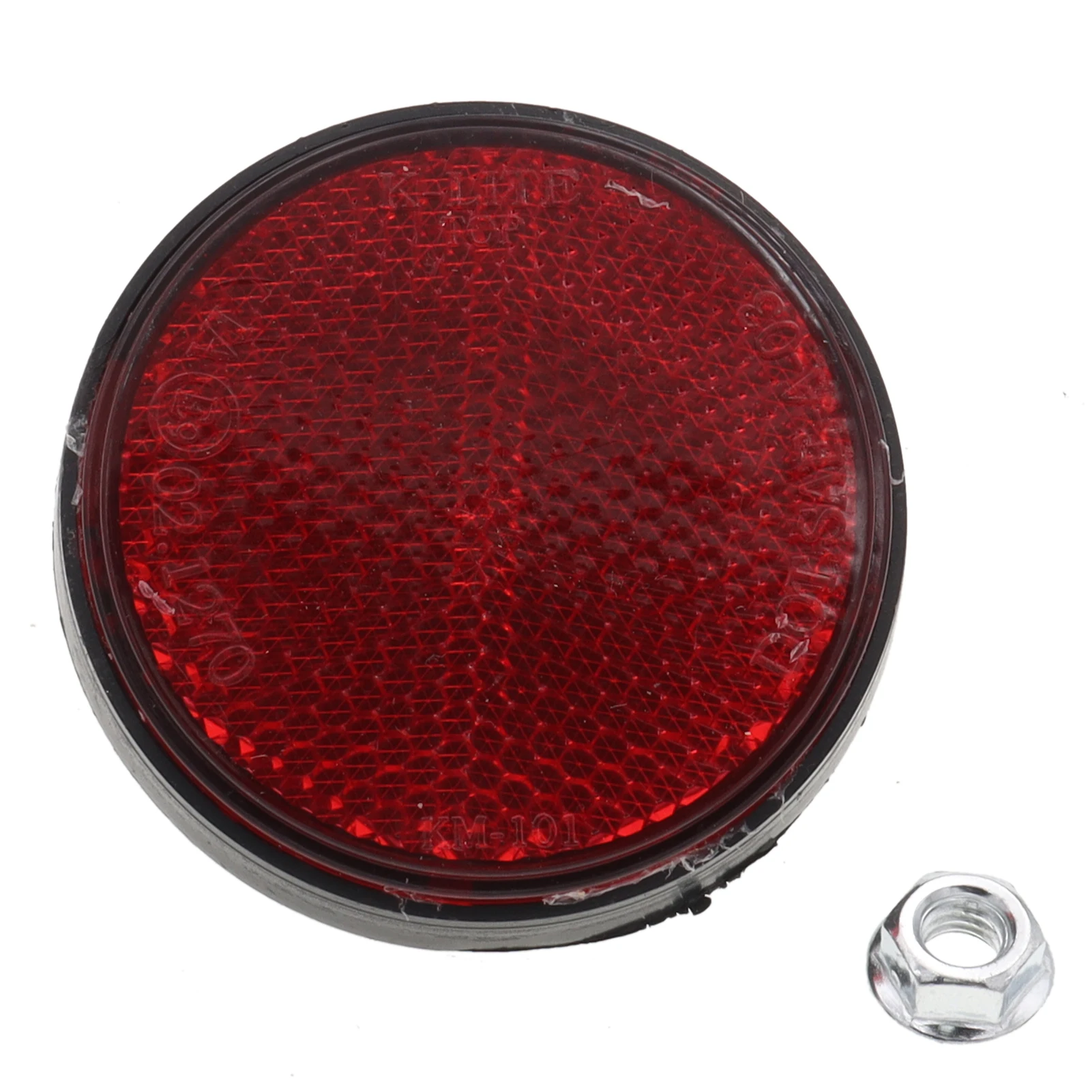 

1Pcs Round Red Reflector Tail Brake Light for ATV Scooter Dirt Pit Bike