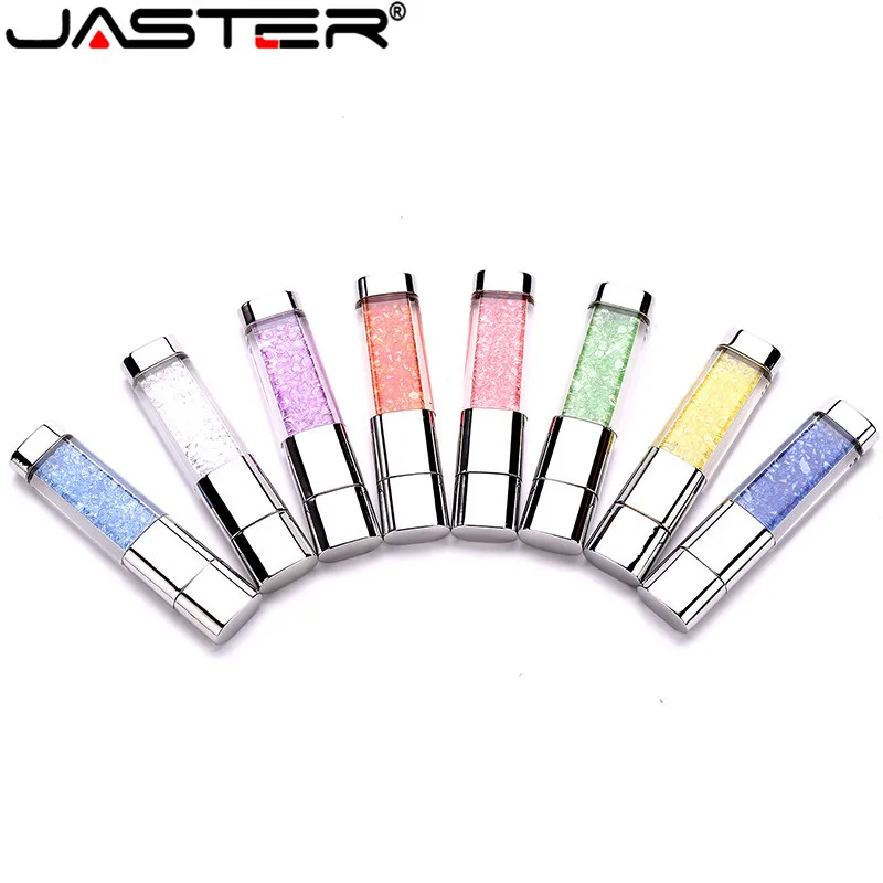 JASTER, кристальная флешка, usb флеш-накопитель, карта памяти, цветная флешка, 4 ГБ, 8 ГБ, 16 ГБ, 32 ГБ, 64 ГБ, свадебный подарок