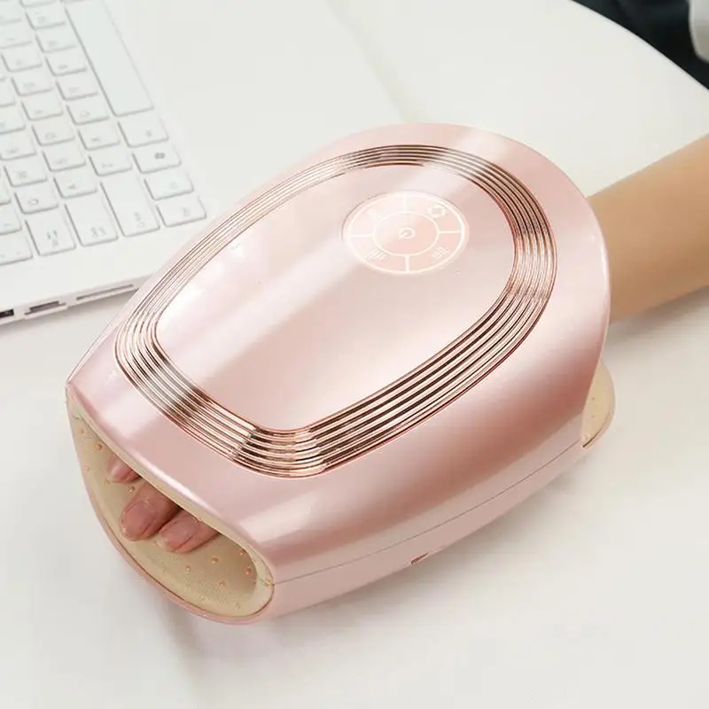 

Wireless Electric Hand Massager Compression & Heating Device Palm Finger Acupoint Arthritis and Carpal Tunnel Women Beauty Care