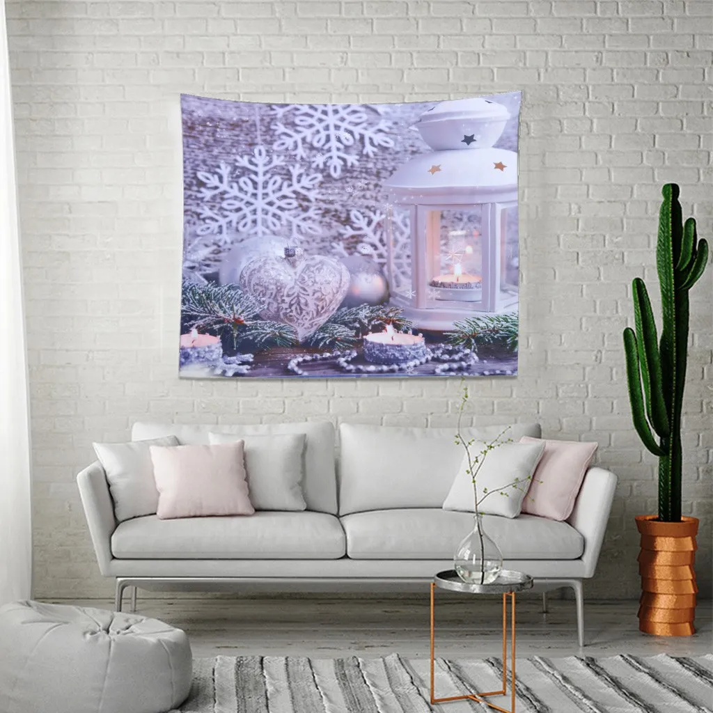 Ouneed гобелен рождественское освещение украшения живопись настенный подвесной