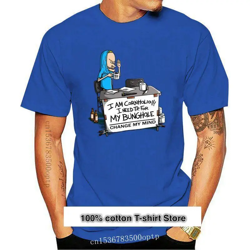 

Camiseta negra divertida de Beavis y Butthead I Am cornarholio For Change My Mind, S-3Xl, 21 °, 30 °, 40 °, 50 ° cumpleaños