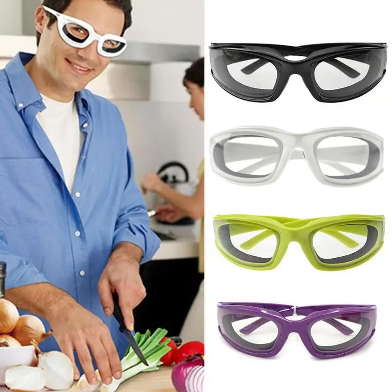 

1Pc Onion Goggles High Quality Cheap Kitchen Accessories Color Protector Barbecue To Glasses Choose Eyes Four J9Q0