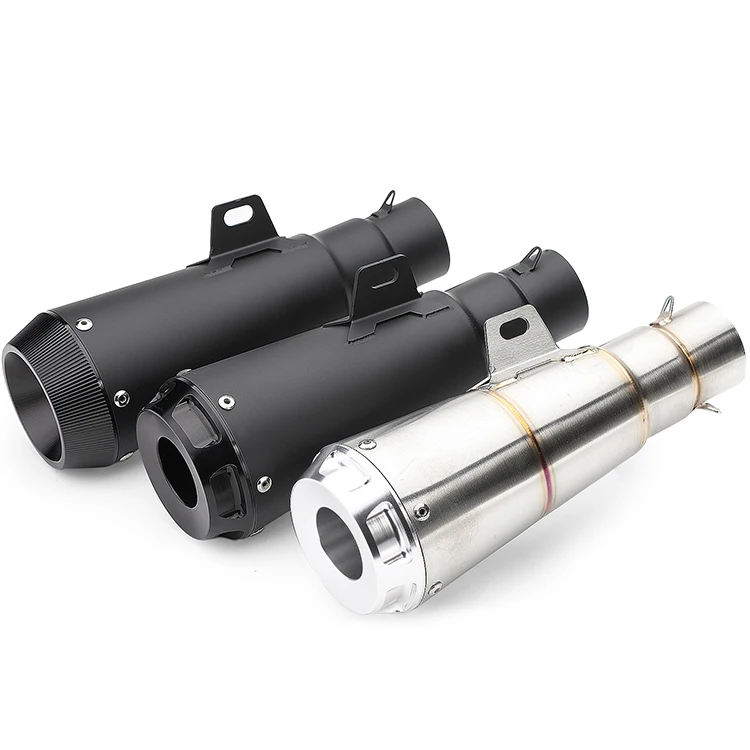 

General Purpose of Stainless Steel Round-mouth Explosion Street Exhaust Pipe for Modified Motorcycle Sound Pipe