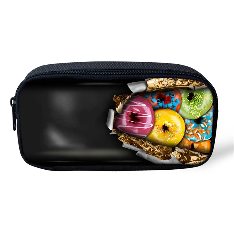 Милый школьный пенал чехол для карандашей Kawaii шоколадный мультфильм девочек и