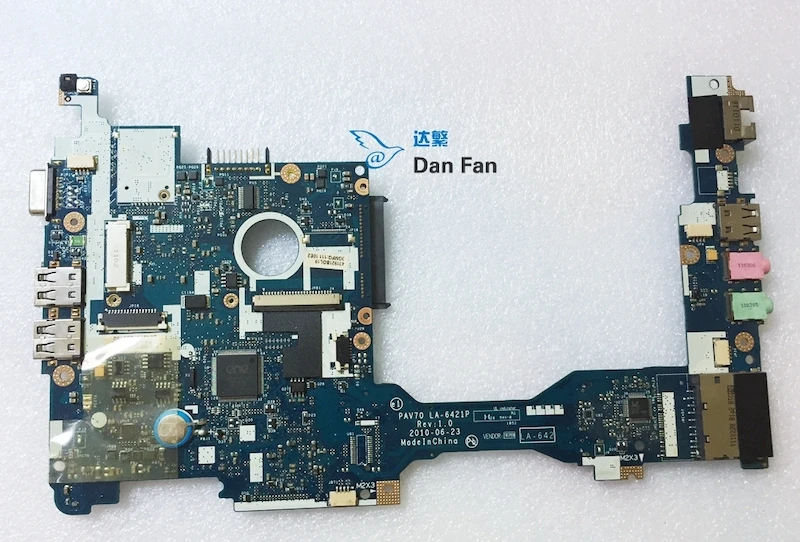 PAV70 LA 6421P Для acer D255 D255E LT27 материнская плата MBSDH02002 100% протестированная полностью