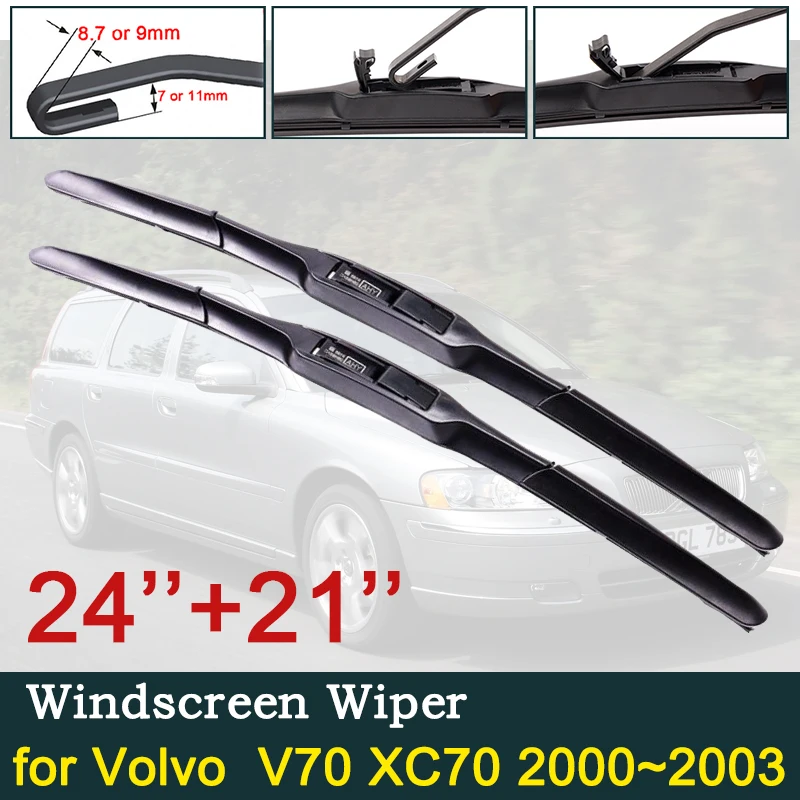 

Car Wiper Blade for Volvo V70 XC70 2000 2001 2002 2003 Front Window Windscreen Windshield Wipers Blades Car Goods XCV 70