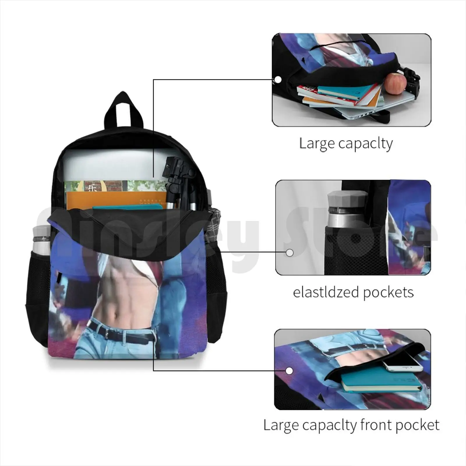 Рюкзак для походов на открытом воздухе водонепроницаемый кемпинга путешествий