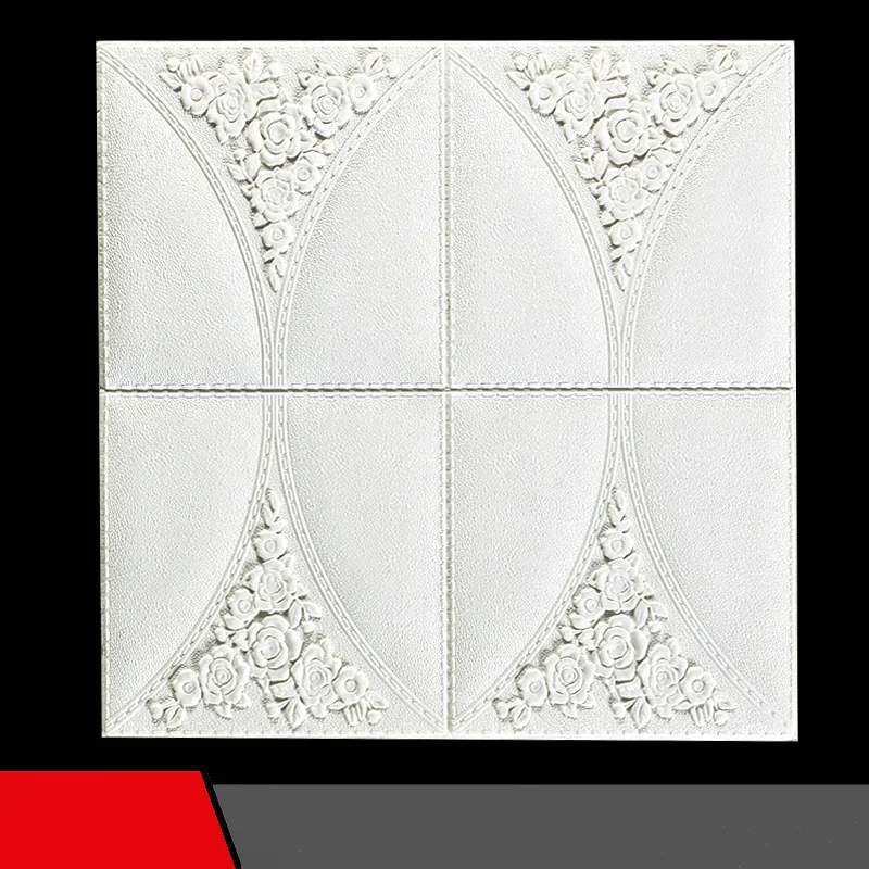 

3D Waterproof Wallpaper Faux Leather Foam Self Adhesive Wallpaper for Living Room Bedroom Kids Room DIY Wall Stickers Background
