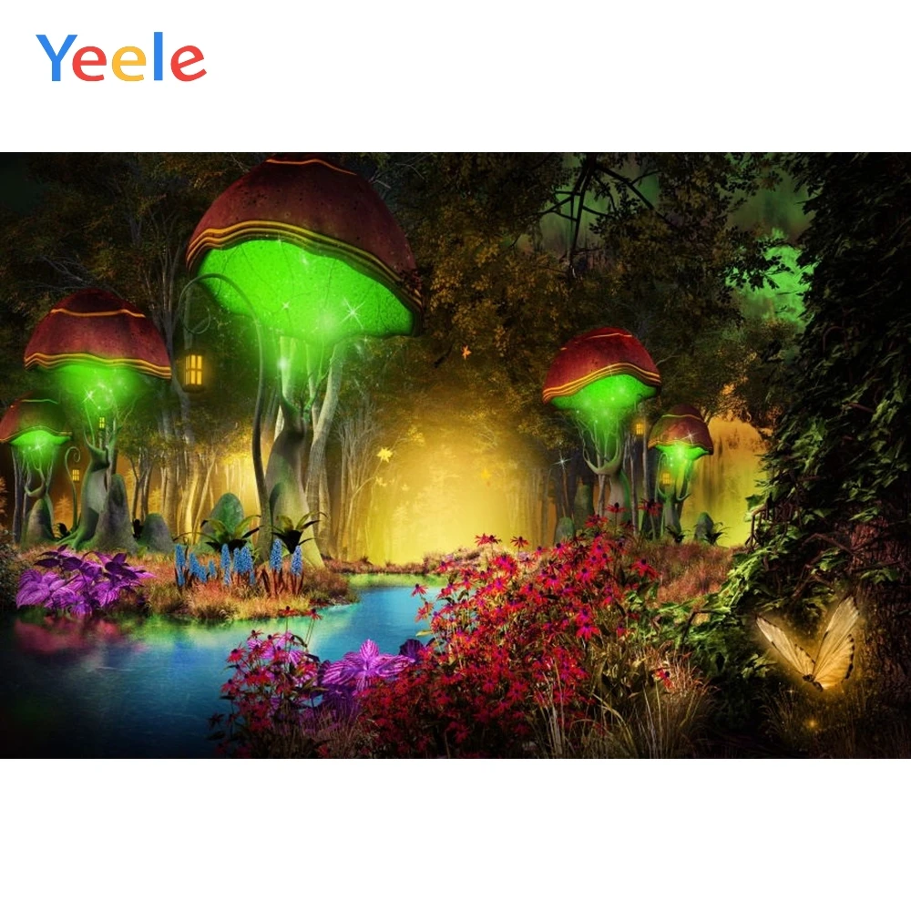 

Yeele Dreamy Wonderland Fantasy Forest Scene Backdrop Newborn Baby Portrait Photography Background For Photo Studio Photophone