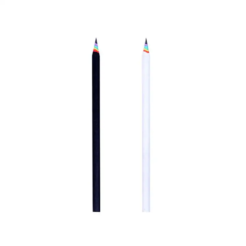 

Rainbow Black White Pencil Paper Writing Drawing Pencils Stationery