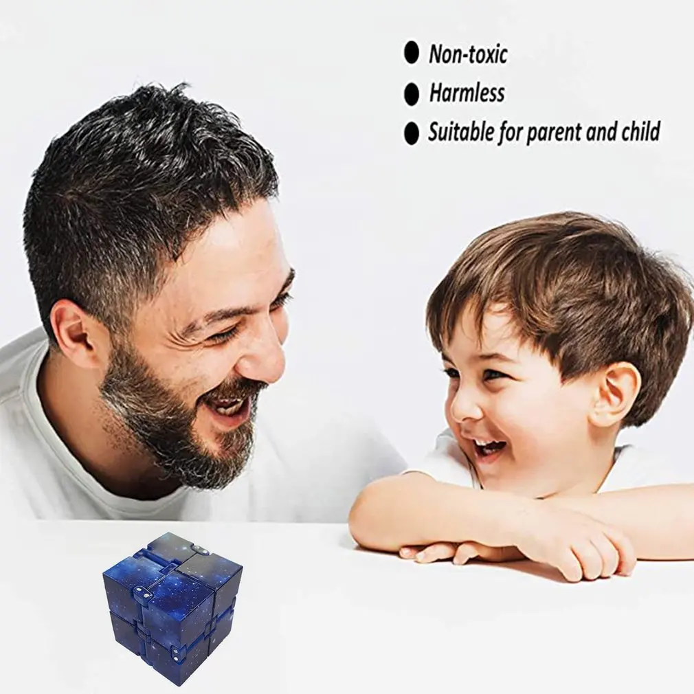 

Decompress Toy Portable Children's Intelligence Spin Cube Spinning Toy Safe Cube Unzip Children's Toys Kid's Gift