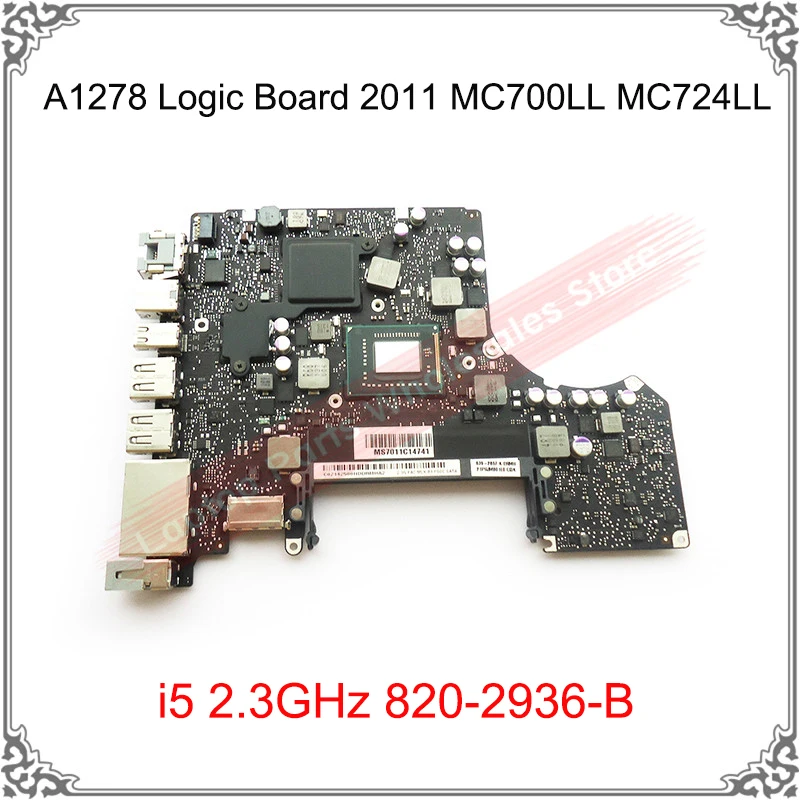 Материнская плата i5 2 3 ГГц 820 2936 B для Macbook Pro 13 &quotA1278 2011 год MC700LL MC724LL замена основной
