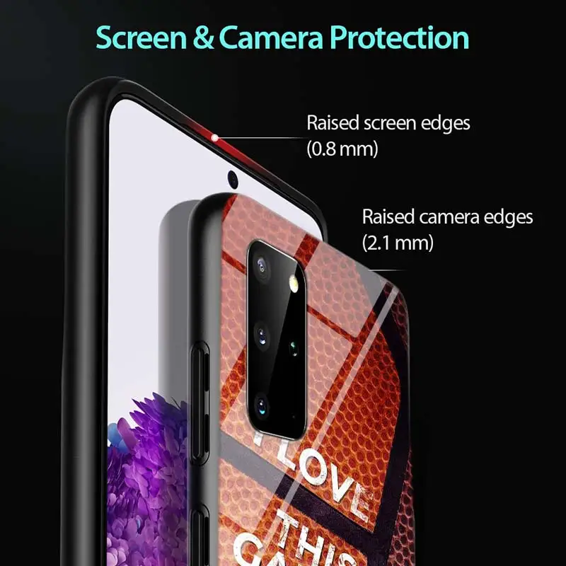 

Cool basketball Fashion For Samsung Galaxy A71 A51 (5G) A41 A31 2020 A21S A11 A90 A70S A10S A30S A50S Gloss Black Phone Case