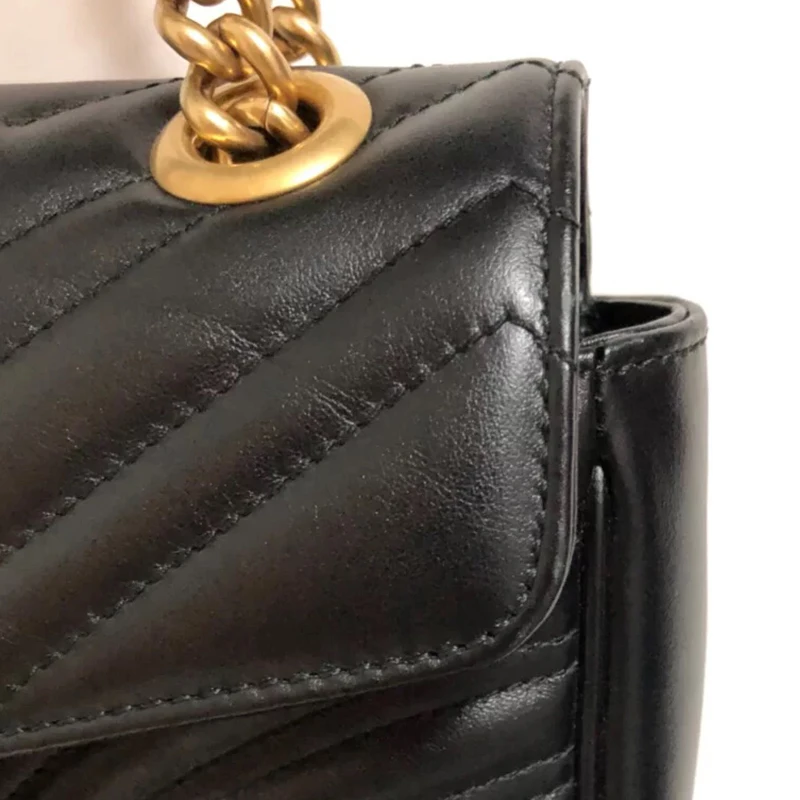 

2021 classic MAR wavy love chain bag luxury brand leather cross-body bag