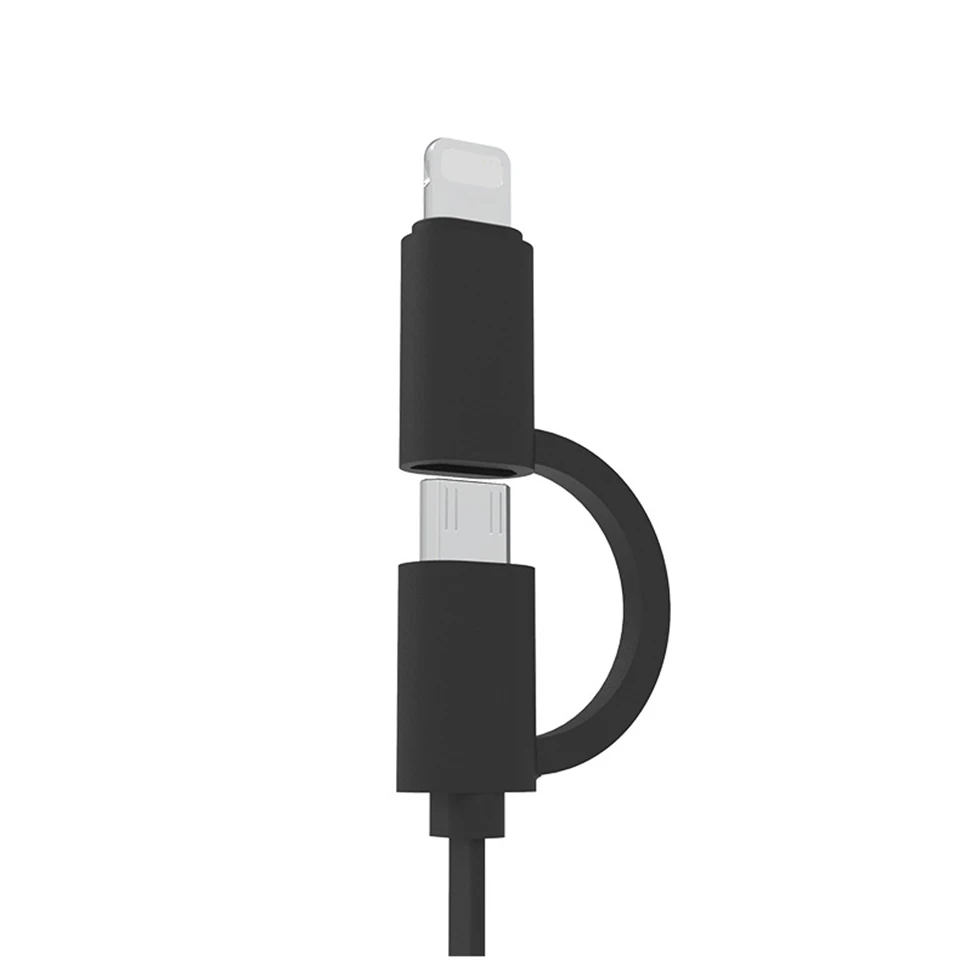 AOSHIKE QC2.0 автомобильное зарядное устройство адаптер прикуривателя для iPhone XS XR samsung Xiaomi HUAWEI с Micro USB/type C/портами освещения