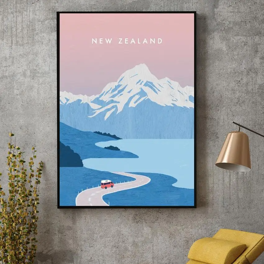 

Canvas Travel Poster Prints Home Wall Art Decor Painting