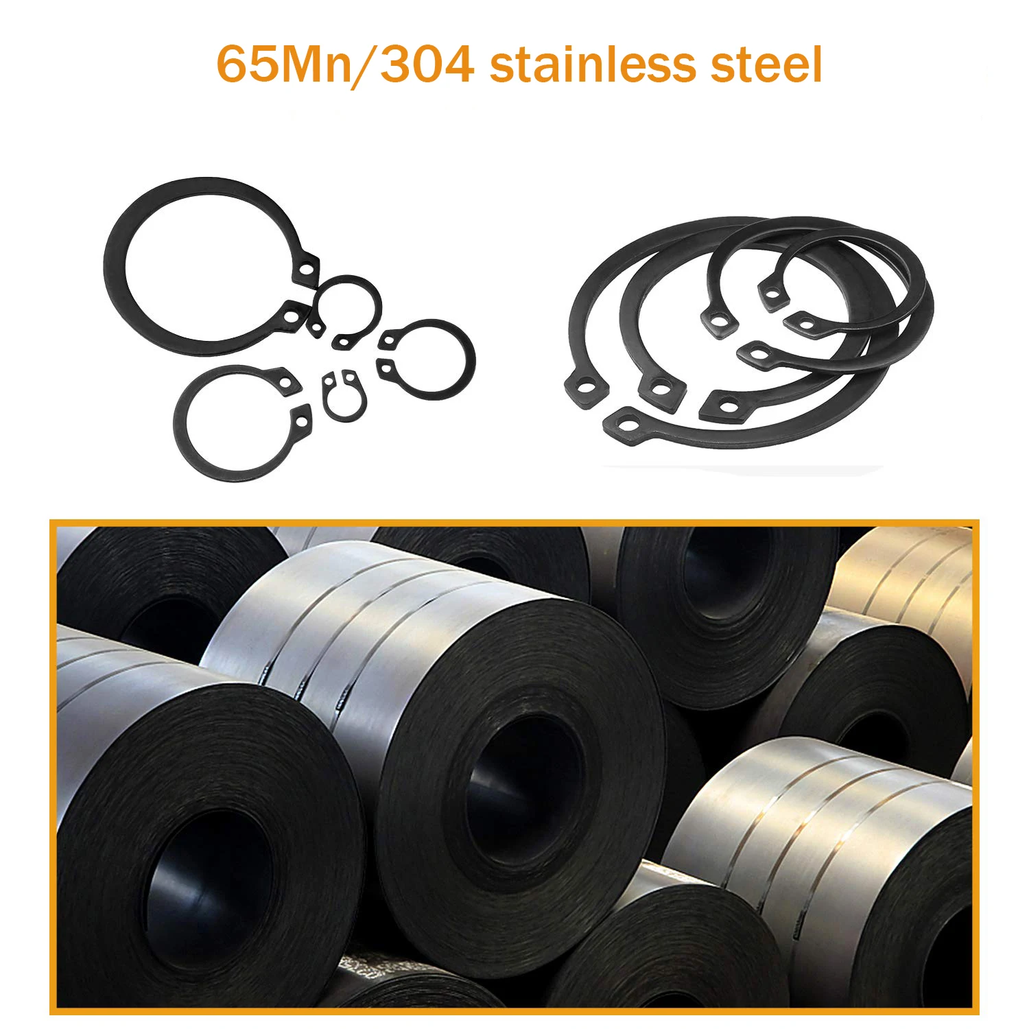 1 289 шт. 7 дюймов внутренние и внешние плоскогубцы упорные зажимы кольца