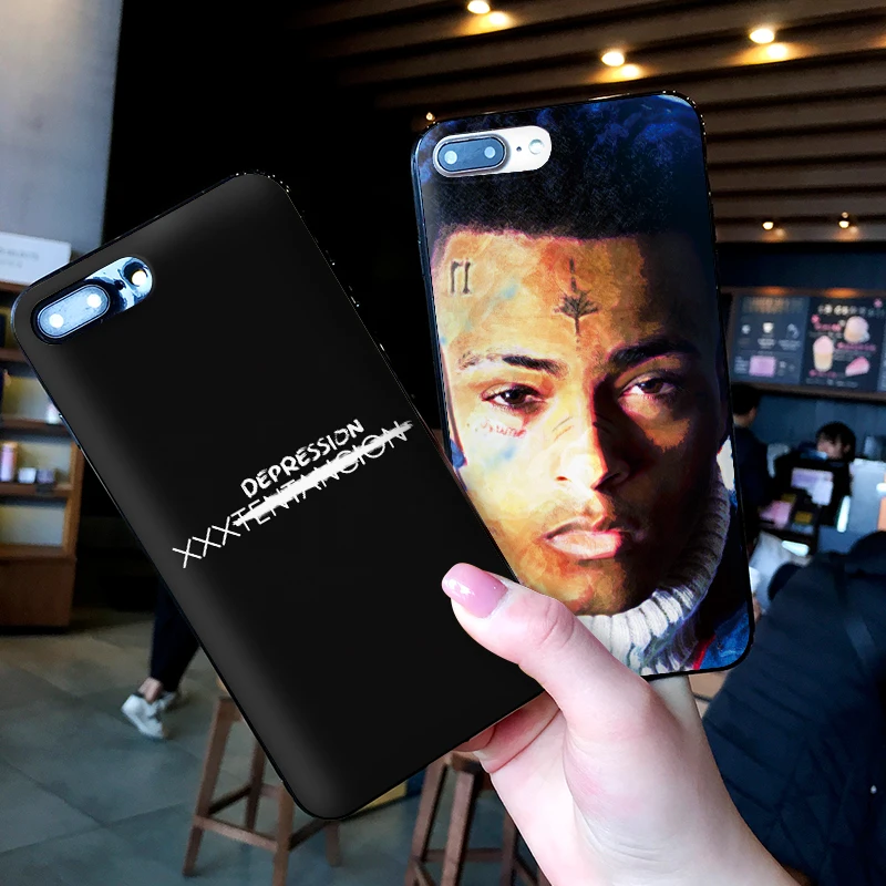 И рэп певец XXXTentacion чехол для телефона Xiaomi Mi6 Mi9 8 Lite SE макс 3 9E 5X 6X F1 A1 A2 6 Чехол Мягкий