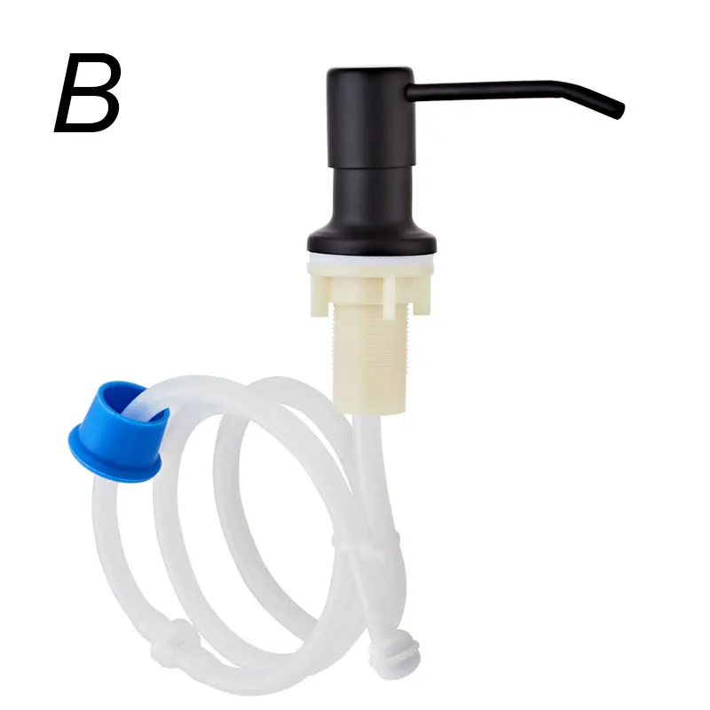 304 Нержавеющая сталь раковина дозатор для жидкого мыла Кухня нажмите Ванная