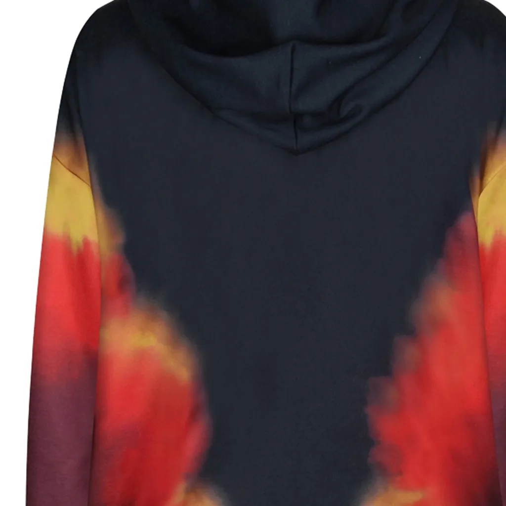 

Sweatshirt Women's Clothing Solid Hoodies Gradient Long Sleeve Digital Print Casual Regular Standard hoodies women Sweatshirt