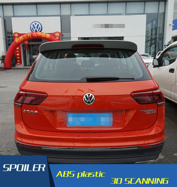 Спойлер для нового Tiguan L высококачественный спойлер из АБС пластика заднего