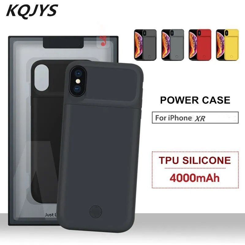 

KQJYS 4000mAh Portable Battery Charger Cases for iPhone XR Power Bank Battery Charging Cover for iPhone XR Battery Case
