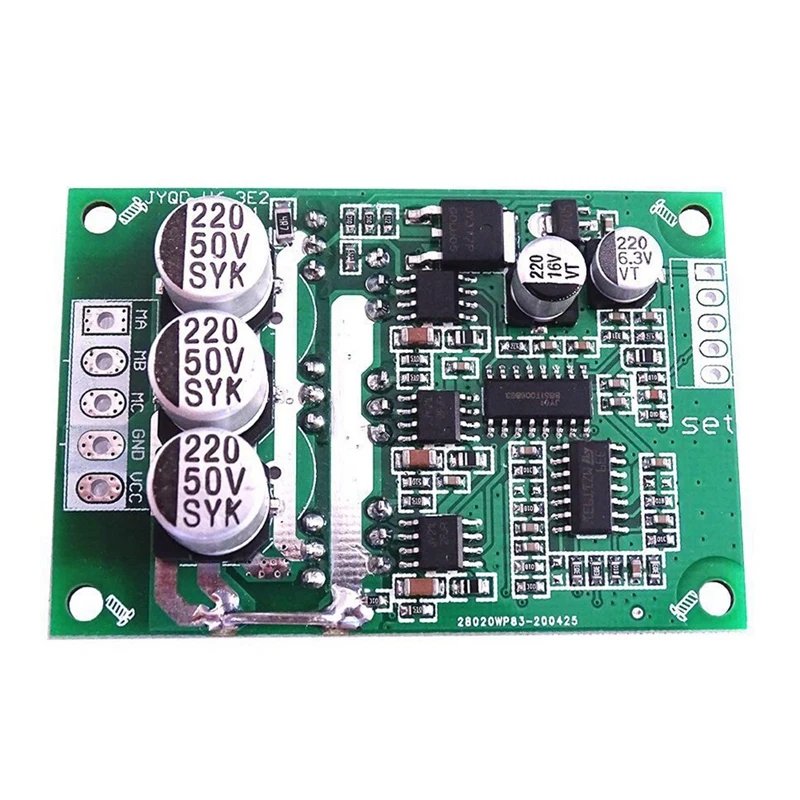 DC 12V 36V 500W бесколлекторный мотор контроллер высокой Мощность вентилятор с высоким