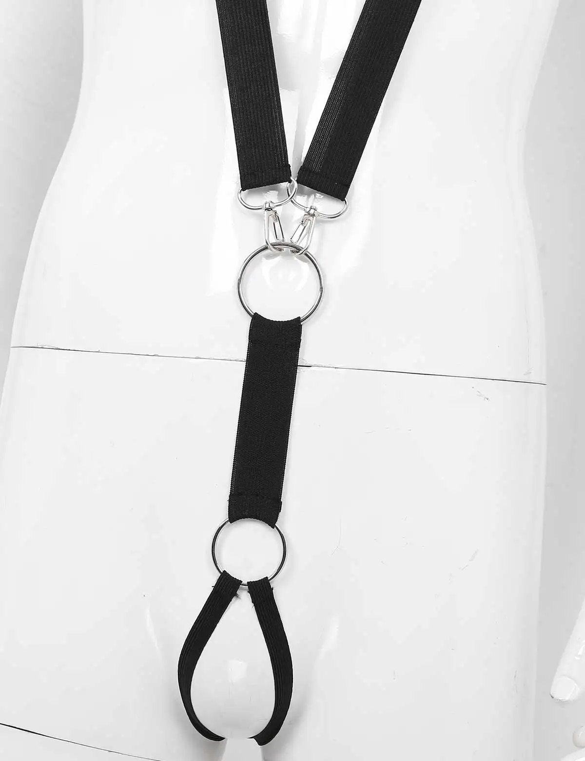 Мужское нижнее белье Эластичные подтяжки с металлическим кольцом для петуха